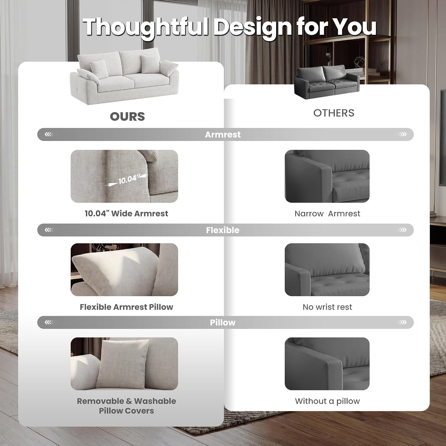 89-8-modern-loveseat-sofa-for-living-room-cloud-boneless-couches-with-4-pillows-mid-century-loveseat-couches-for-small-place-no-assembly-required-beige