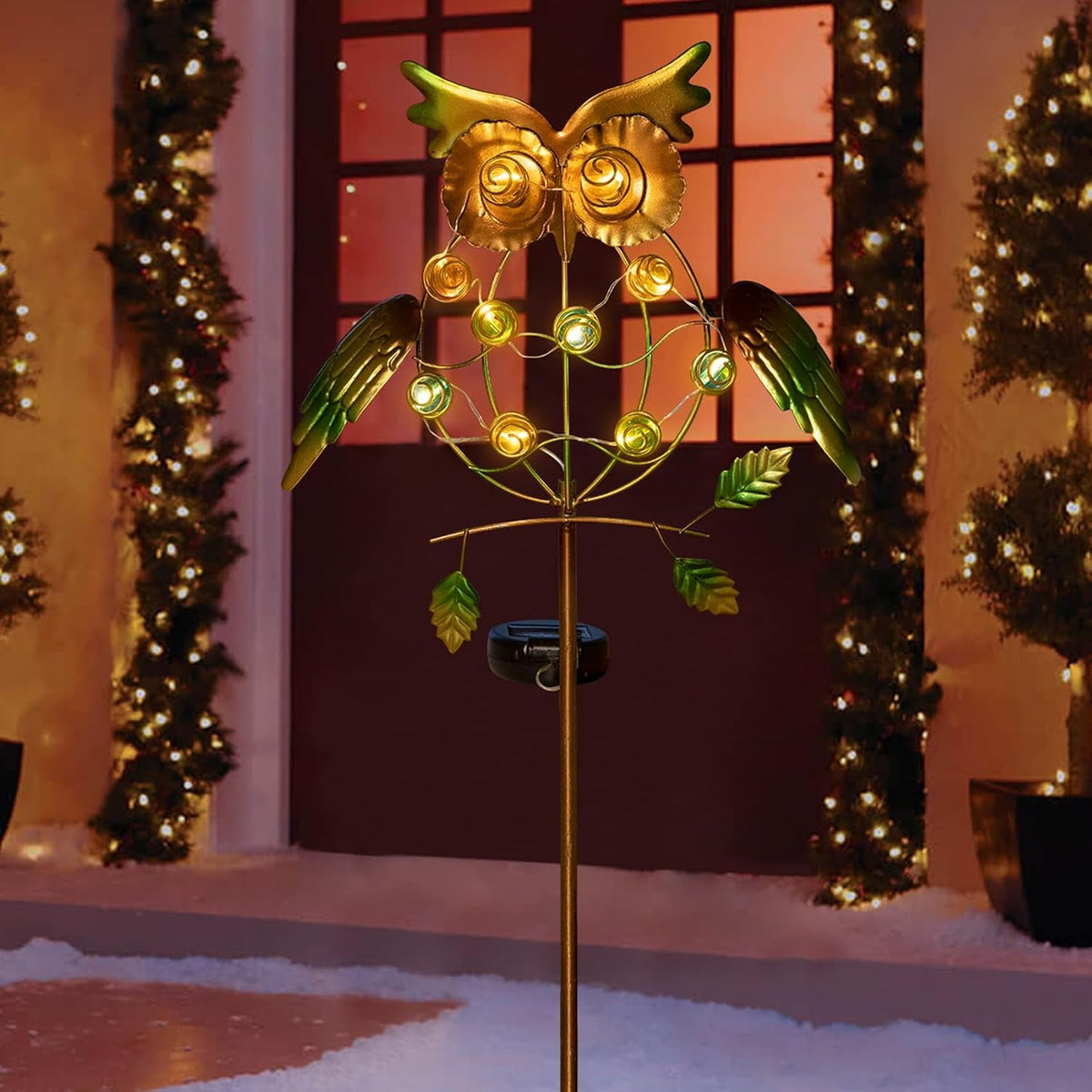 garden-solar-lights-outdoor-solar-powered-stake-lights-great-gifts-metal-owl-led-decorative-garden-lights-for-walkway-pathway-yard-lawn-green