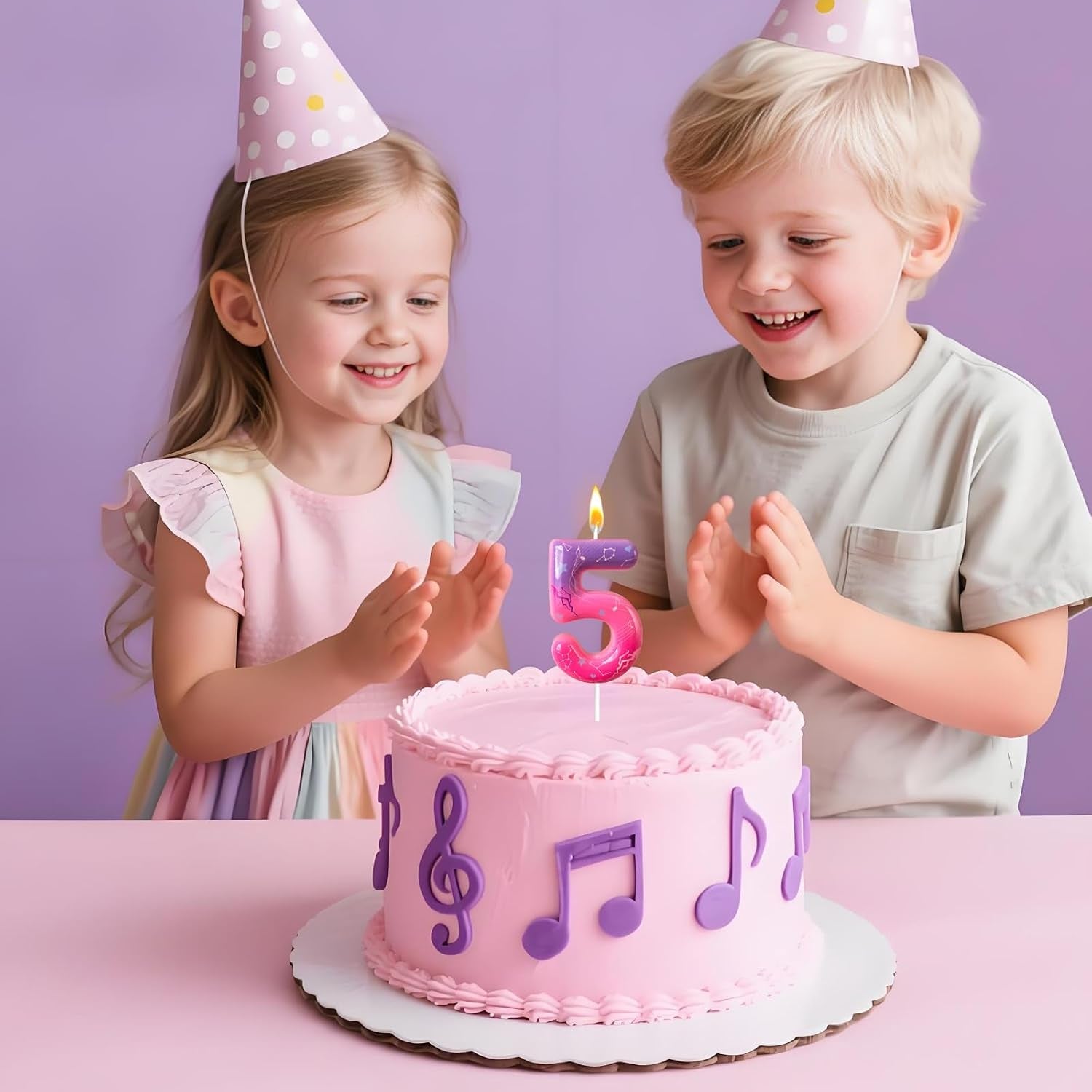 k-pop-pink-purple-number-birthday-candle-trendy-cake-decoration-for-themed-parties-sparkly-gradient-cake-topper-for-girls-birthday-party-decoration-for-teens-number-5