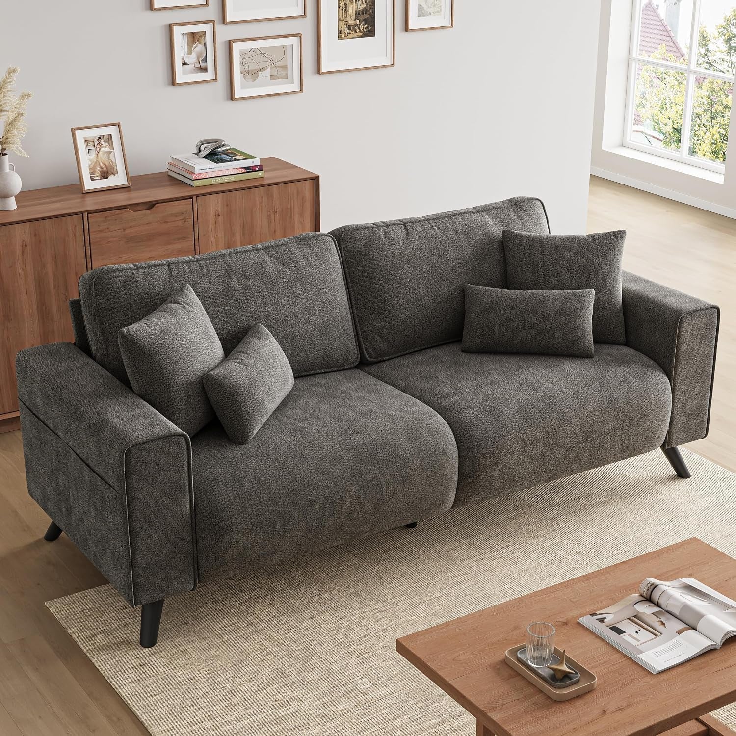 85-loveseat-sofa-chenille-couch-with-deep-seat-dark-grey