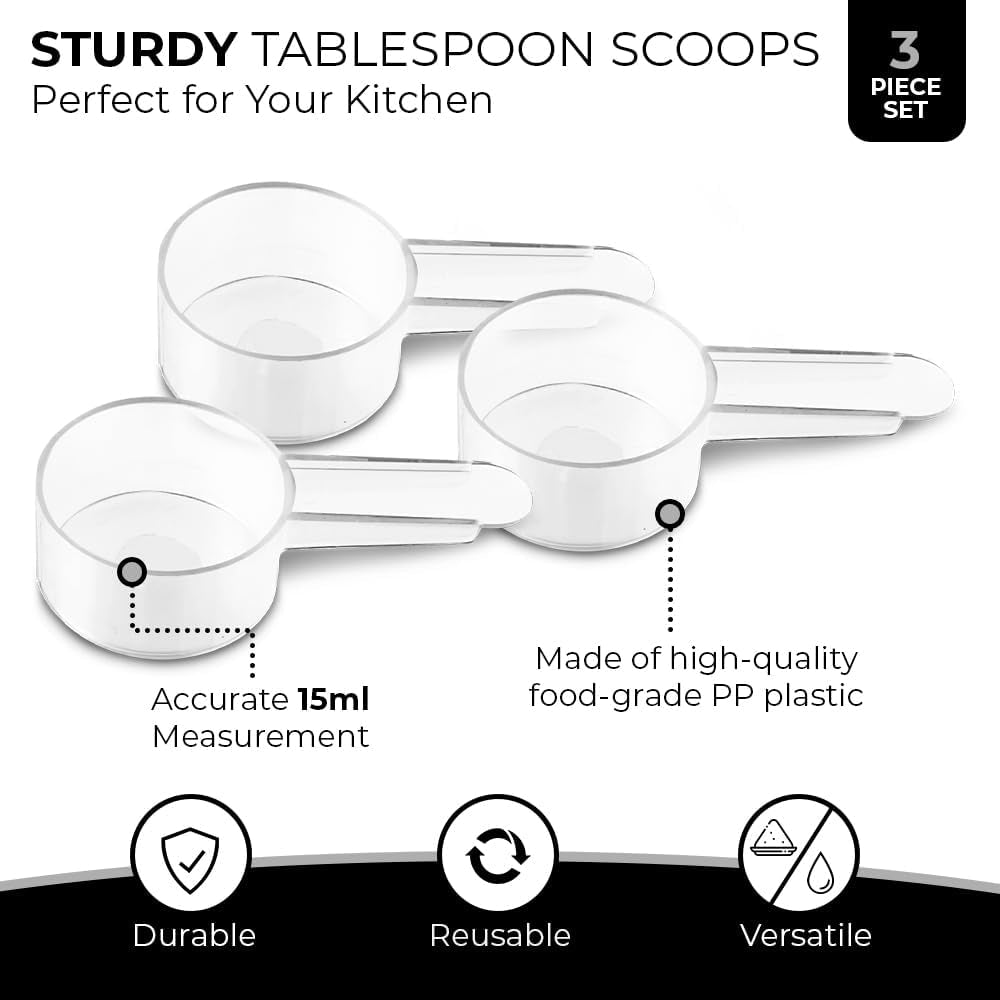 3-pack-tablespoon-measuring-spoons-1-tbsp-15-ml-plastic-coffee-scoops-clear-short-handle-1-tbsp-scoops-for-coffee-loose-tea-protein-powder-spices-baking-ingredients-and-powdered-supplements