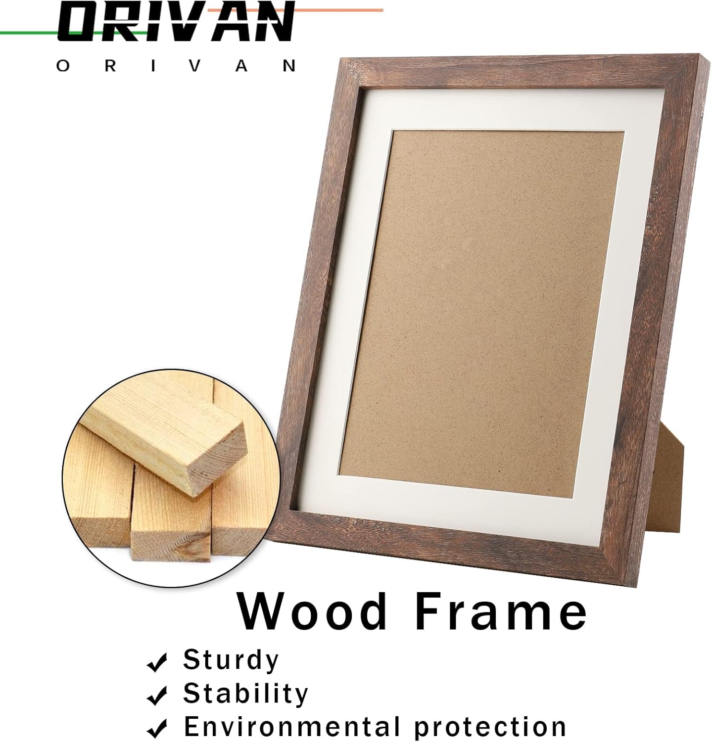 8x10-picture-frame-wood-display-picture-6x8-with-mat-vintage-brown