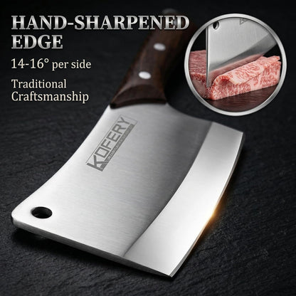 7" Heavy Duty Meat Cleaver for Bone Cutting & Commercial Use6