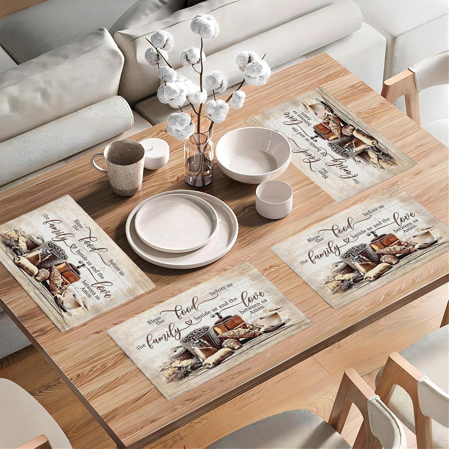 christian-coffee-placemats-set-of-4-bless-the-food-before-us-place-mats-religious-table-mats-for-kitchen-dining-table-kitchen-decor-linen-12x18-inch