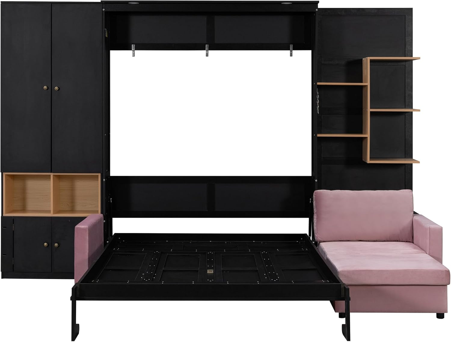queen-murphy-bed-with-couch-and-storage-shelves-cabinets-solid-wood-folding-murphy-wall-bed-cabinet-with-sofa-for-adults-bedroom-office-space-saving-black-pink-sofa6