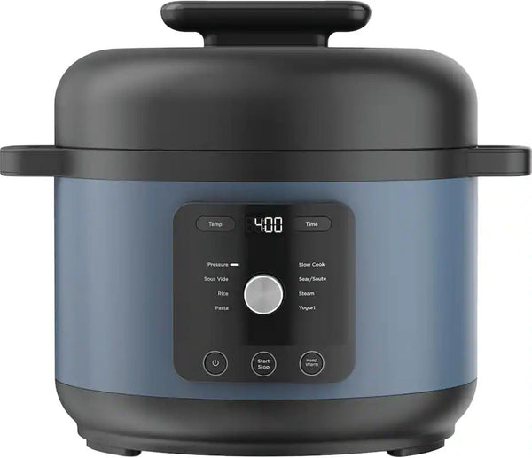 Hyper-Heat Pressure Cooker - 6.5 Quart Multi-Cooker with 9 Programmable Functions, 1200W Power, Simpliserve Pot for Family Meals, Electric Pressure Cooker for Fast and Healthy Cooking (Blue)1