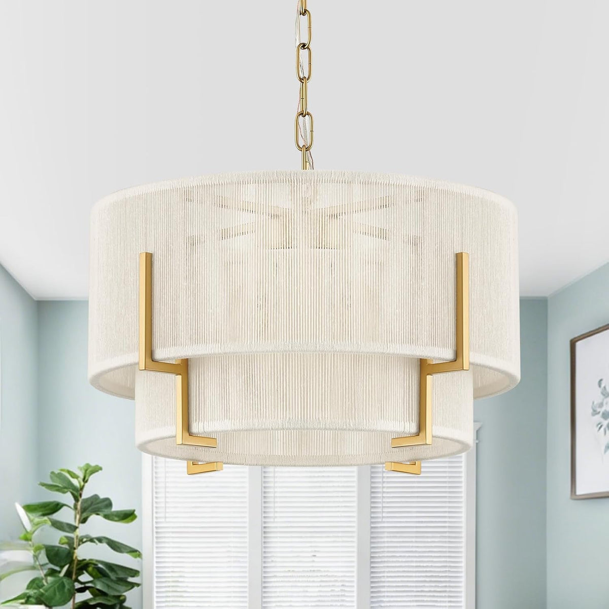 18-white-woven-with-metal-frame-rattan-chandelier