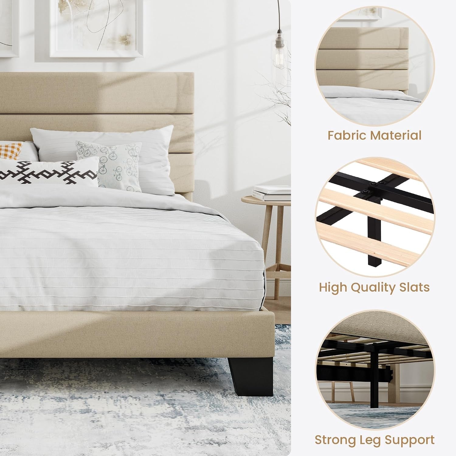 full-platform-bed-frame-with-upholstered-fabric-headboard-beige