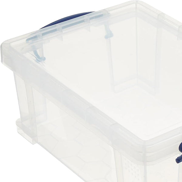 9L Stackable Plastic Storage Containers, Clear, 2-Pack8