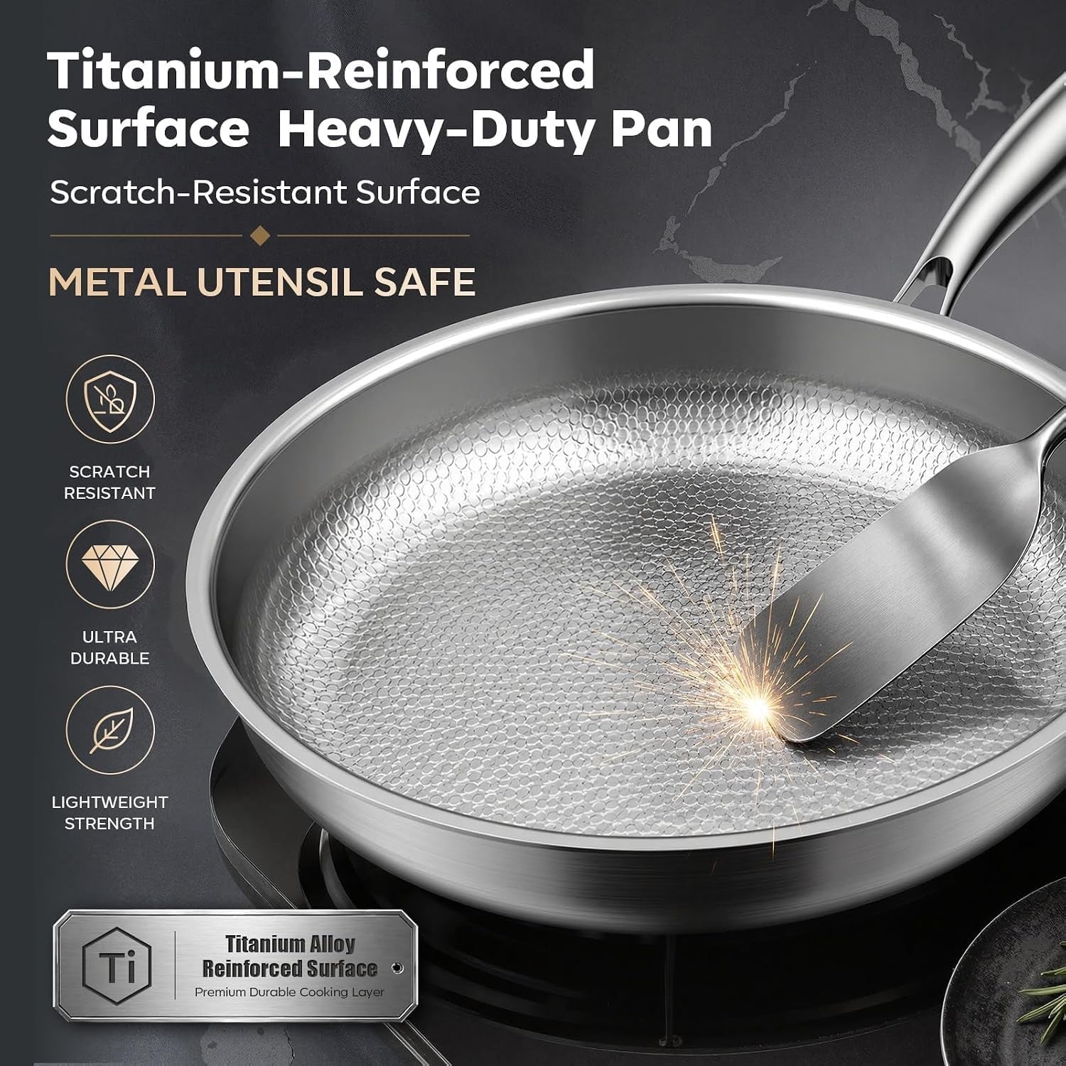 12-titanium-pans-for-cooking-with-lid-hammered-chef-grade-skillet-pfoa-free-non-stick-chef-grade-tri-ply-multi-clad-skillet-scratch-resistant-dishwasher-oven-induction-safe
