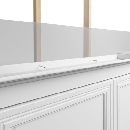 Full Murphy Bed, White, Versatile, 64W7
