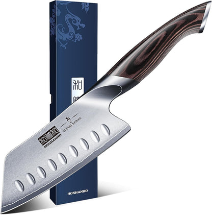 5 Inch Japanese Chef Knife, Ultra Sharp Kitchen Santoku Knives1