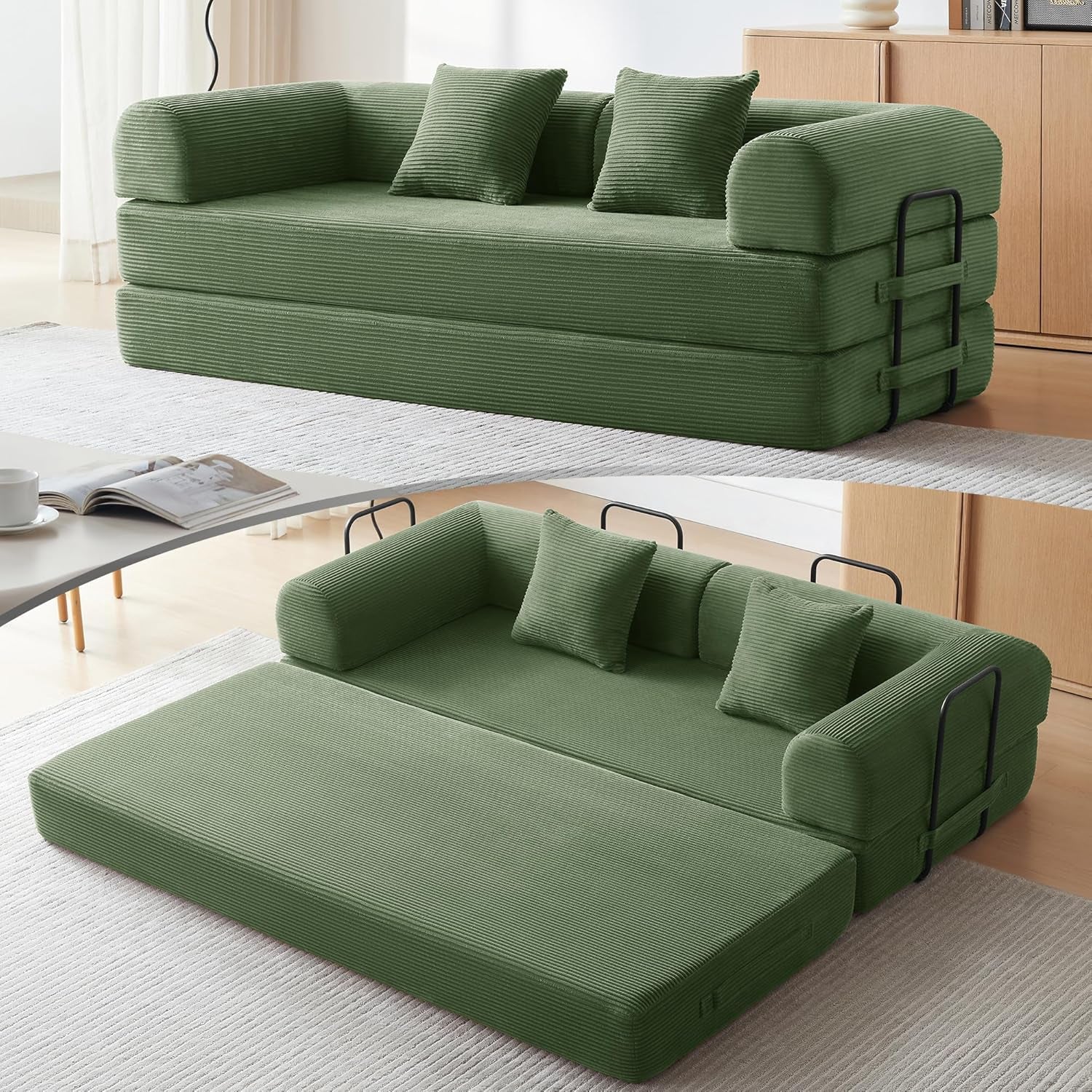 79-convertible-futon-sofa-bed-boneless-couch-for-living-room-green