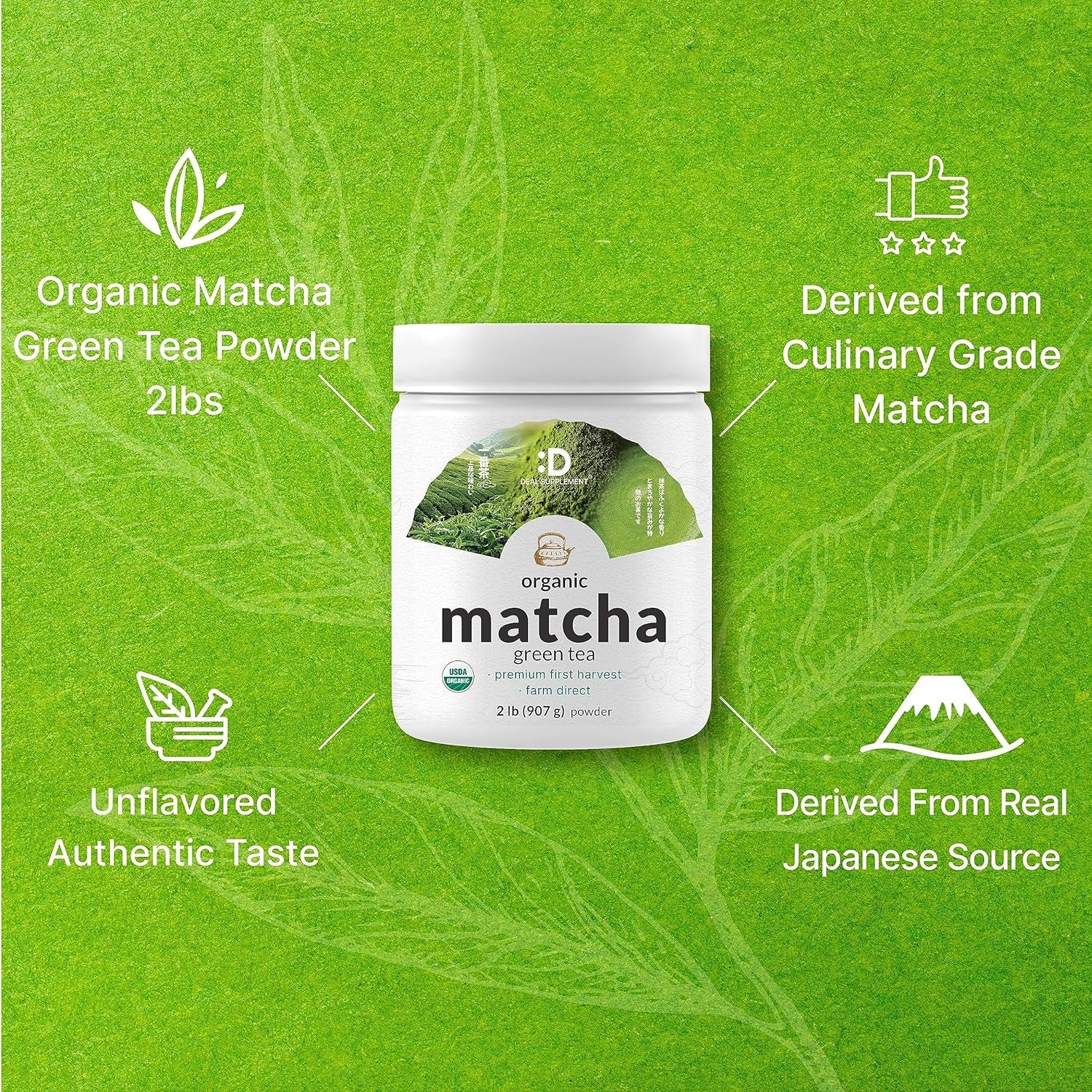 organic-matcha-green-tea-powder-2-lb-907g-first-harvest-culinary-grade-japanese-sourced-cafe-mix-zero-sugar-keto-friendly-non-gmo-vegetarian