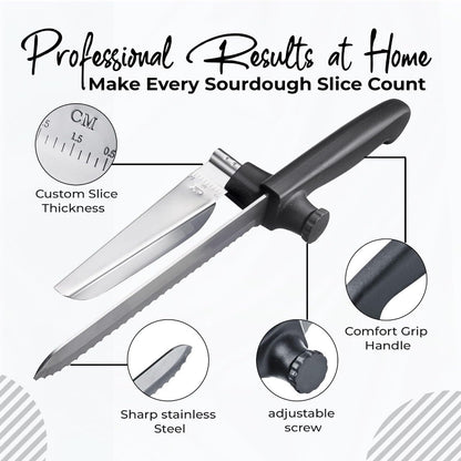 Bread Slicer for Homemade Bread, Sourdough Knife2