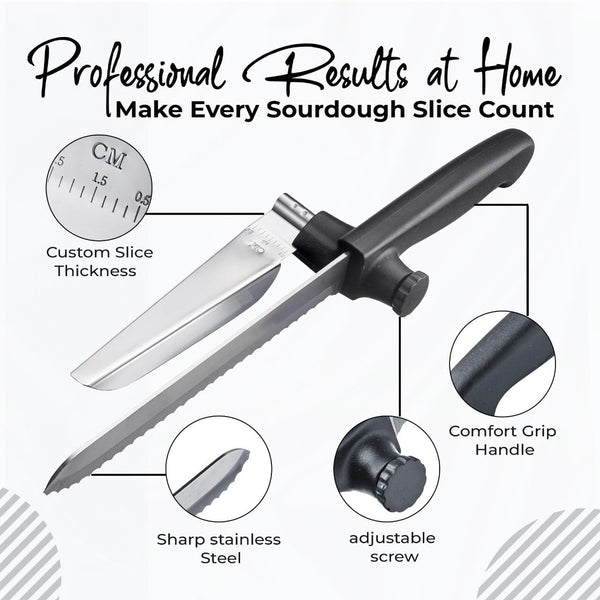 Bread Slicer for Homemade Bread, Sourdough Knife2