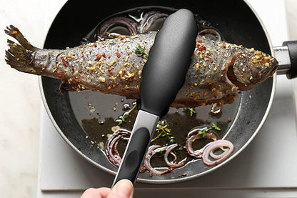 2 Pack Silicone Kitchen Tongs, 9 & 12 Inch, Stainless Steel, Black | Heat Resistant to 500°F with Bpa-Free Silicone Tips, Locking Clip and Nonslip Handles for Nonstick Cookware and Grilling9