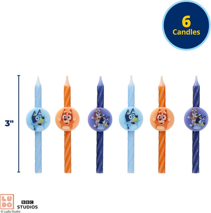 and Bingo Birthday Candles | Cake Decoration Toppers | 6 Count2
