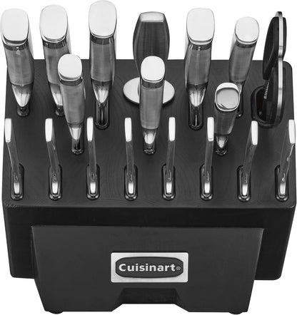 C77SS-19P Normandy 19 Piece Cutlery Block Set, Stainless Steel Ashwood Black5