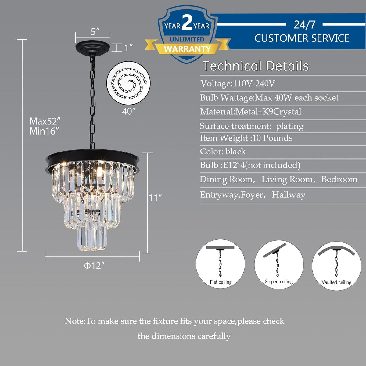black-crystal-chandeliers-for-dining-room-4-lights-d12-inch