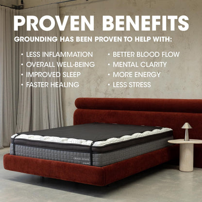 Grounding Mattress Cover, Earthing Mat for Bed with Cord3