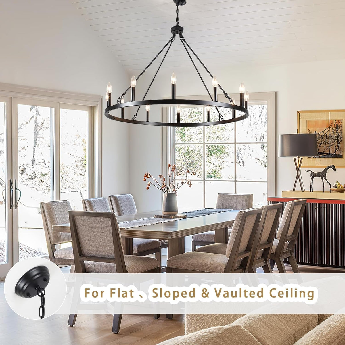 wagon-wheel-chandelier-12-light-38-large-black-farmhouse-chandelier-for-dining-room-rustic-country-pendant-light-fixtures-hanging-modern-round-chandeliers-for-living-room-high-ceilings-foyer-entryway