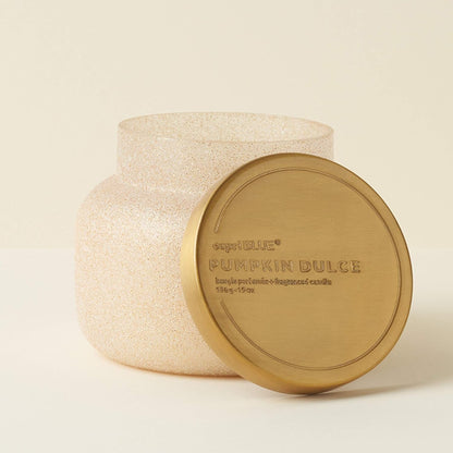 Capri Blue Signature Glam Jar Candle - Long Lasting Soy Wax Blend - Glitter Candles for Home Scented with Luxury Holiday Scents (Pumpkin Dulce, 19 Oz)8
