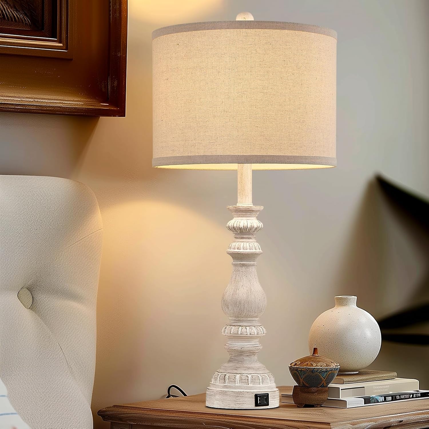 28-5-tall-farmhouse-table-lamps-set-of-2-for-living-room-rustic-bedside-lamps-with-usb-c-a-traditional-lamp-for-bedroom-nightstand-office-hallway-washed-white-rotary-switch-bulb-not-included