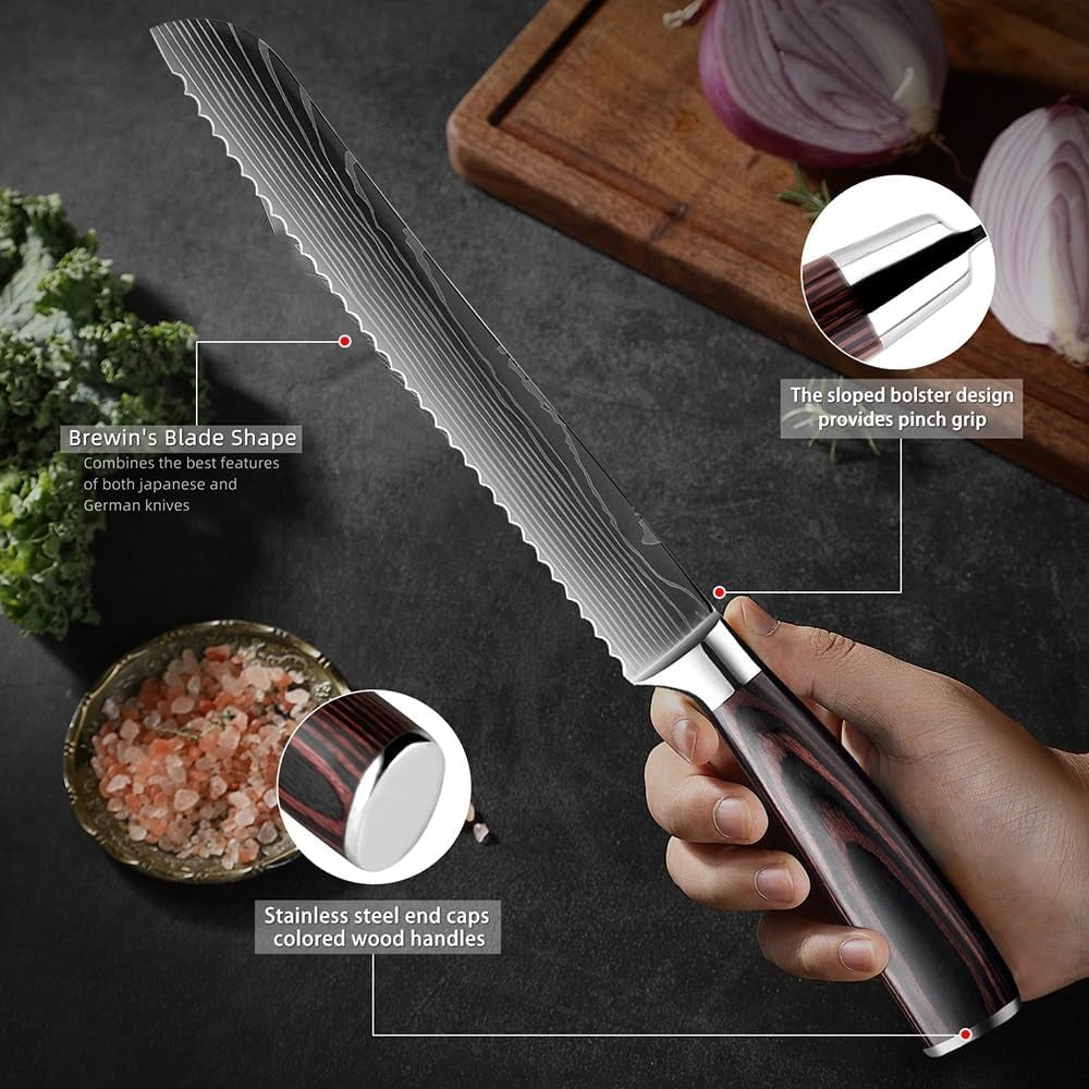 meat-cleaver-bread-knife-8-inch-serrated-knife-damascus-laser-pattern-steel-bread-knife-for-homemade-bread-sharp-edge-for-slicing-breadred-resin