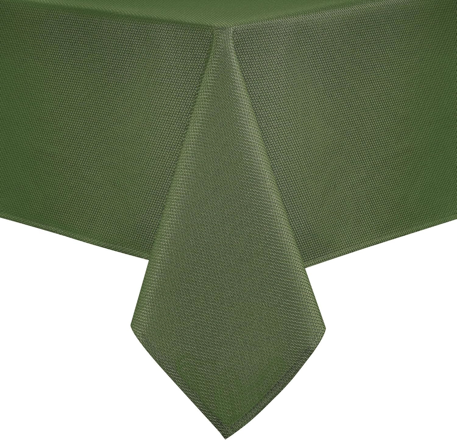 rectangular-textured-tablecloth-60-x-120-inch-olive-green