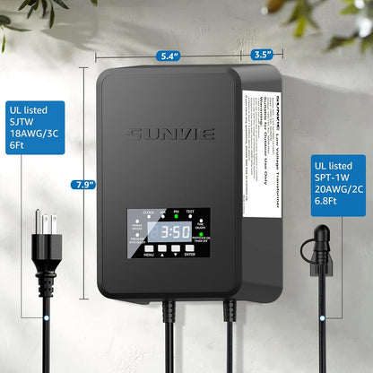200W Low Voltage Landscape Transformer with Timer & Photocell Sensor6