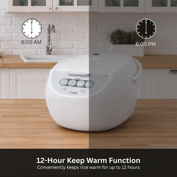 Jbv A10U 5.5 Cup Micom Rice Cooker with Tacook (White) | Tacook Steamer Tray6