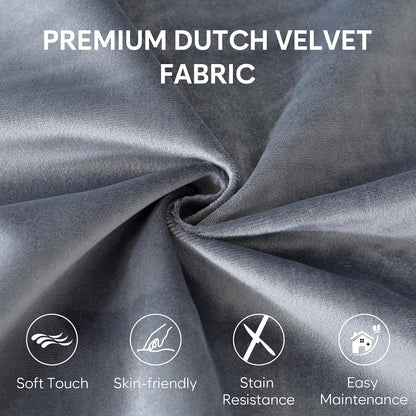 3 Ft Bean Bag Chair,Bean Bag Chairs for Living Room,3 Foot,Dark Grey | Bean Bag Chairs for Adults,Memory Foam Filling,Beanbag with Filler Included,Soft Velvet Cover,Pocket & Pull-Handle5