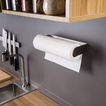 Paper Towel Holder under Cabinet, Self Adhesive Paper Roll Rack4