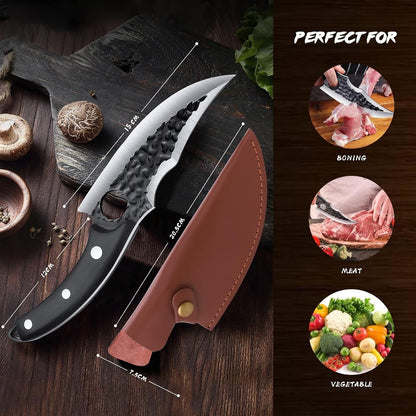 Huusk Japan Knife Upgraded Version, Fillet Caveman Viking Knives4