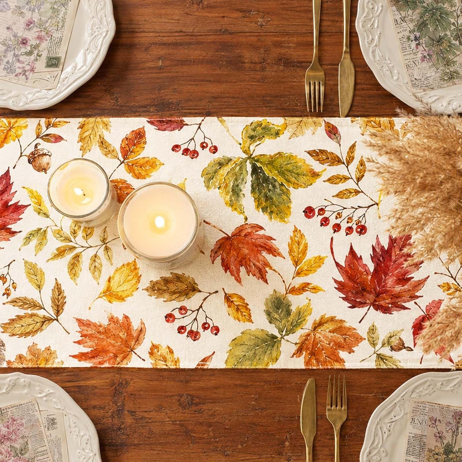 fall-decorations-for-home-fall-maple-leaves-table-runner-linen