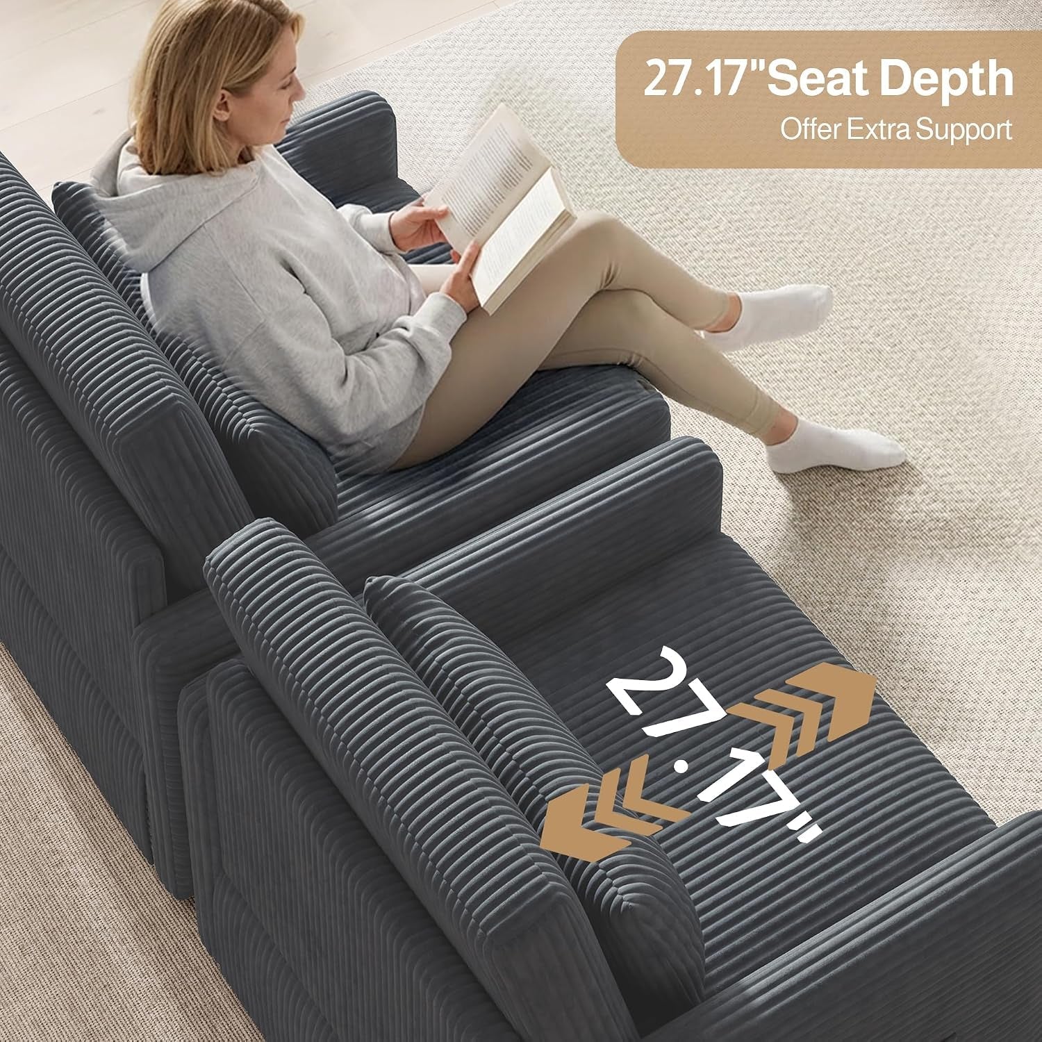 3-in-1-pull-out-sleeper-chair-75-2-corduroy-single-sofa-dark-gray