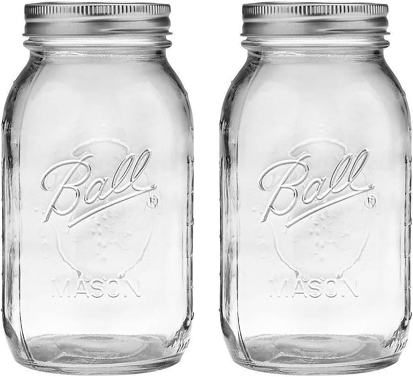 regular-mouth-32-ounces-mason-jar-with-lids-and-bands-clear-pack-of-2
