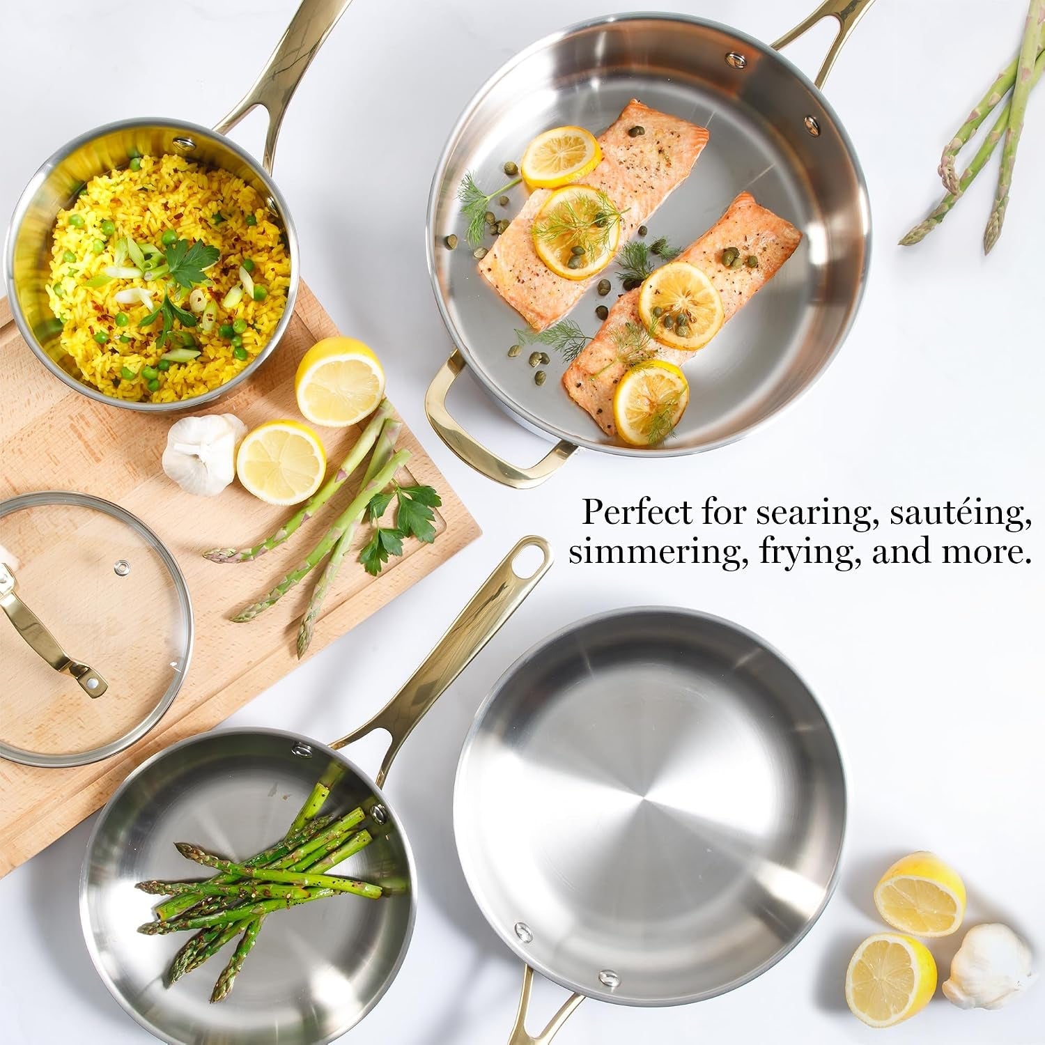 castelle-10-piece-18-8-durable-stainless-steel-induction-safe-pots-and-pans-non-toxic-kitchen-cookware-set-gold-handles-dishwasher-safe