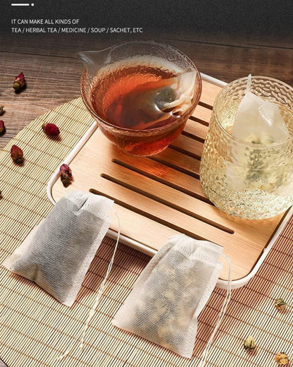 200Pcs Disposable Tea Bags for Loose Leaf Tea, Tea Filter Bags with Free Tea Spoon for Loose Tea Loose Leaf Tea, Coffee, Spice, Herbs (QS53)7