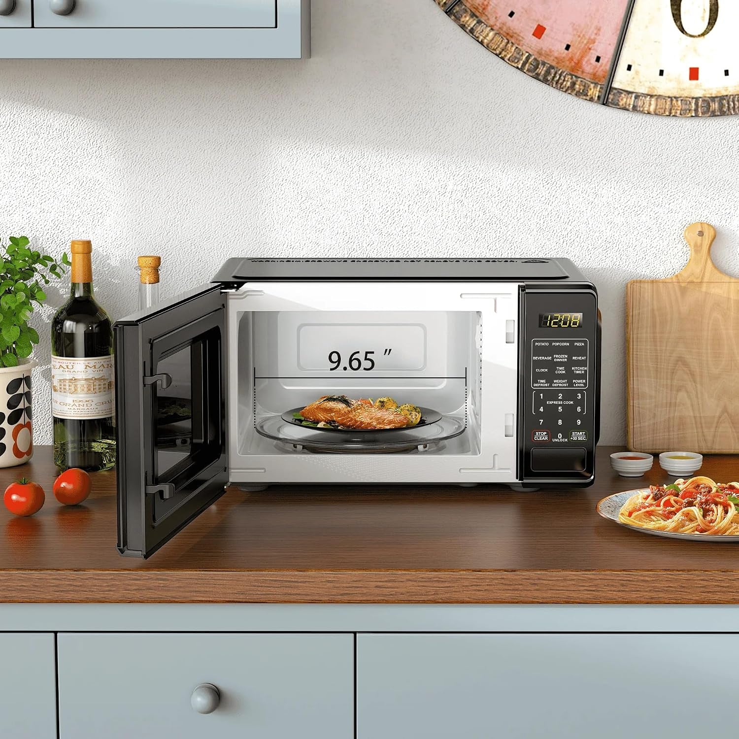 0-7-cu-ft-700w-compact-microwave-oven-countertop-with-led-display-6-quick-set-menus