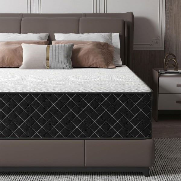 12 Inch Queen Mattress, Hybrid with Motion-Isolating Pocket Springs1