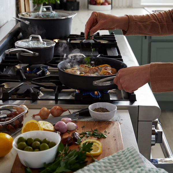 Calphalon Premier Hard-Anodized Nonstick Cookware 11-Piece Pots and Pans Set Dishwasher and Oven Safe with Mineralshield Nonstick Technology Durable and Versatile Kitchen Cookware7