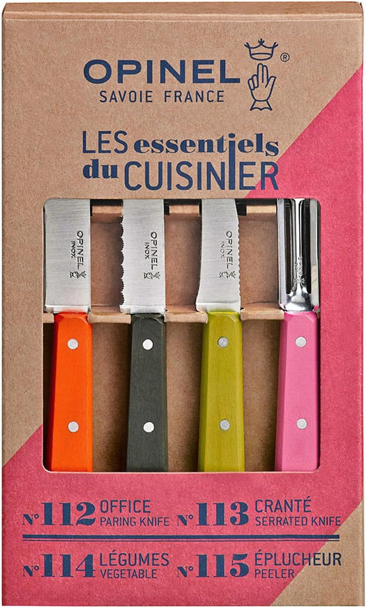 Les Essentiels 4 Piece Small Kitchen Knife Set (50S)+2