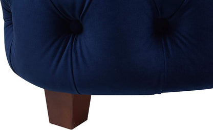 Jennifer Taylor Home Harmonie King Tufted Panel Bed Headboard and Footboard Set, Navy Blue Velvet7