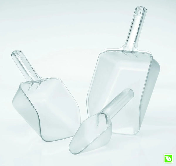 Plastic Utility Ice Scooper, 6-Ounce, Clear, Dishwasher Safe Kitchen Scoop for Weddings/Bar/Ice Bucket/Kitchen/Popcorn4