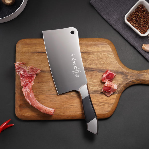 Heavy Duty Stainless Steel Bone Cleaver Knife for Home Chopping Bones8