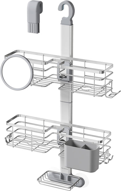 Adjustable Shower Caddy Hanging over Shower Head, Storage Organizer Rack1