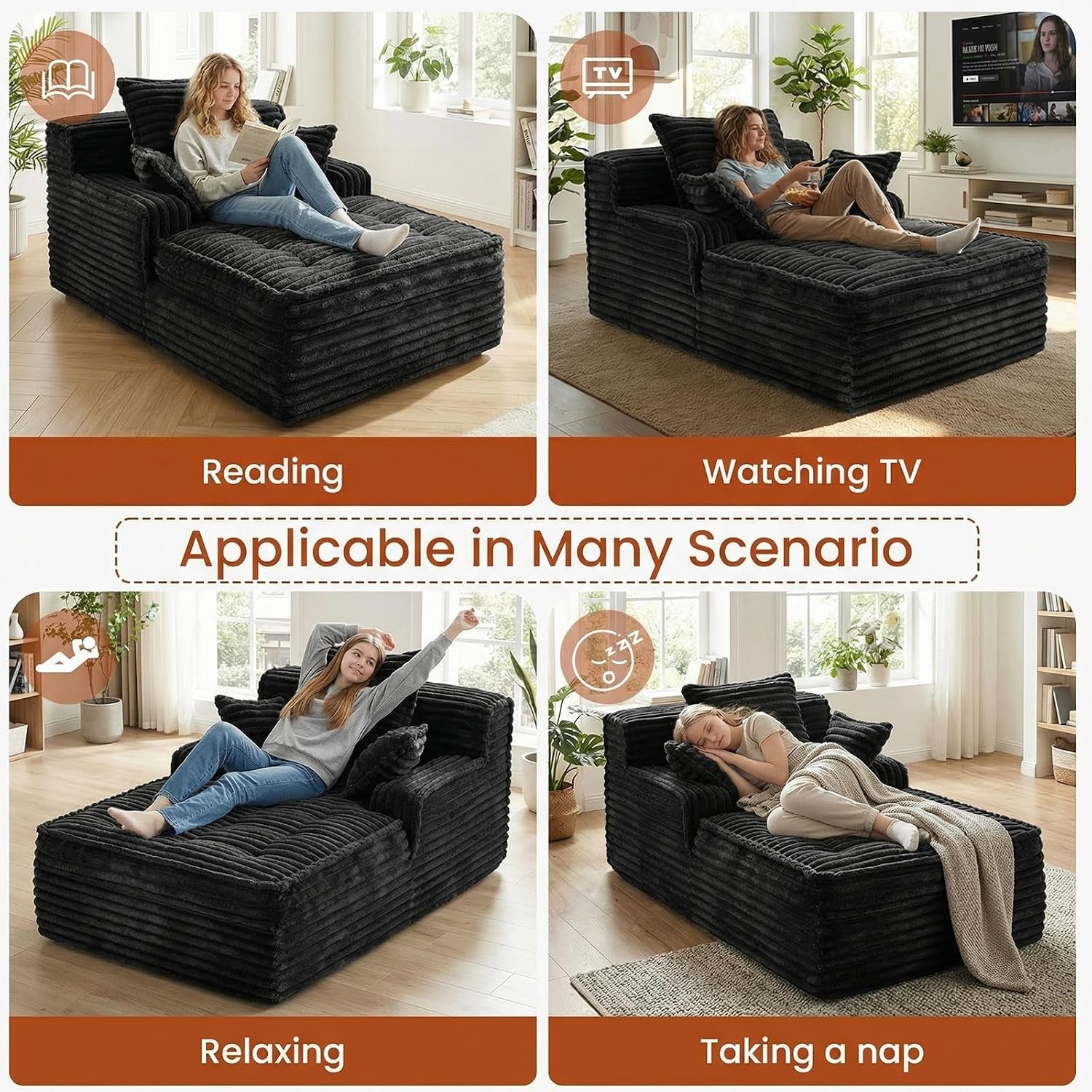 57-boneless-chaise-lounge-chair-indoor-corduroy-small-sleeper-sofa-bed-with-3-pillows-wide-armrest-fluffy-comfy-chase-lounge-indoor-compression-boneless-couch-for-living-room