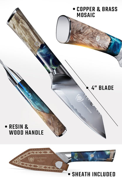 Valhalla 4" Paring Knife - 9CR18MOV HC Steel7